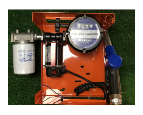 Мини АЗС 12В для перекачки дизеля со счетчиком OGM 25N