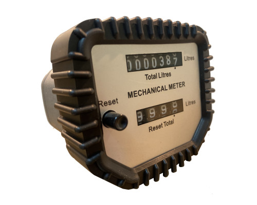 Шестеренчатый механический счетчик жидкостей 1-70 л/м OGM-15M